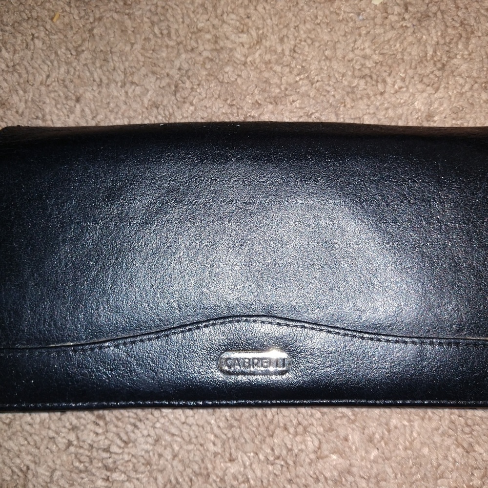 CABRELLI BLACK LEATHER WALLET